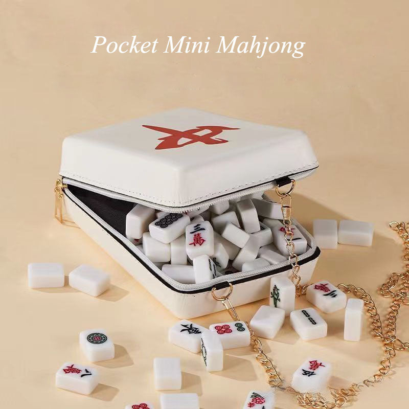 Pocket Mini Mahjong set——Travel Mahjong Tiles